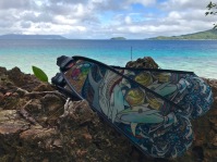 Naomi Gittoes’ beautiful artwork made it to the island of Romblon in the Philippines!